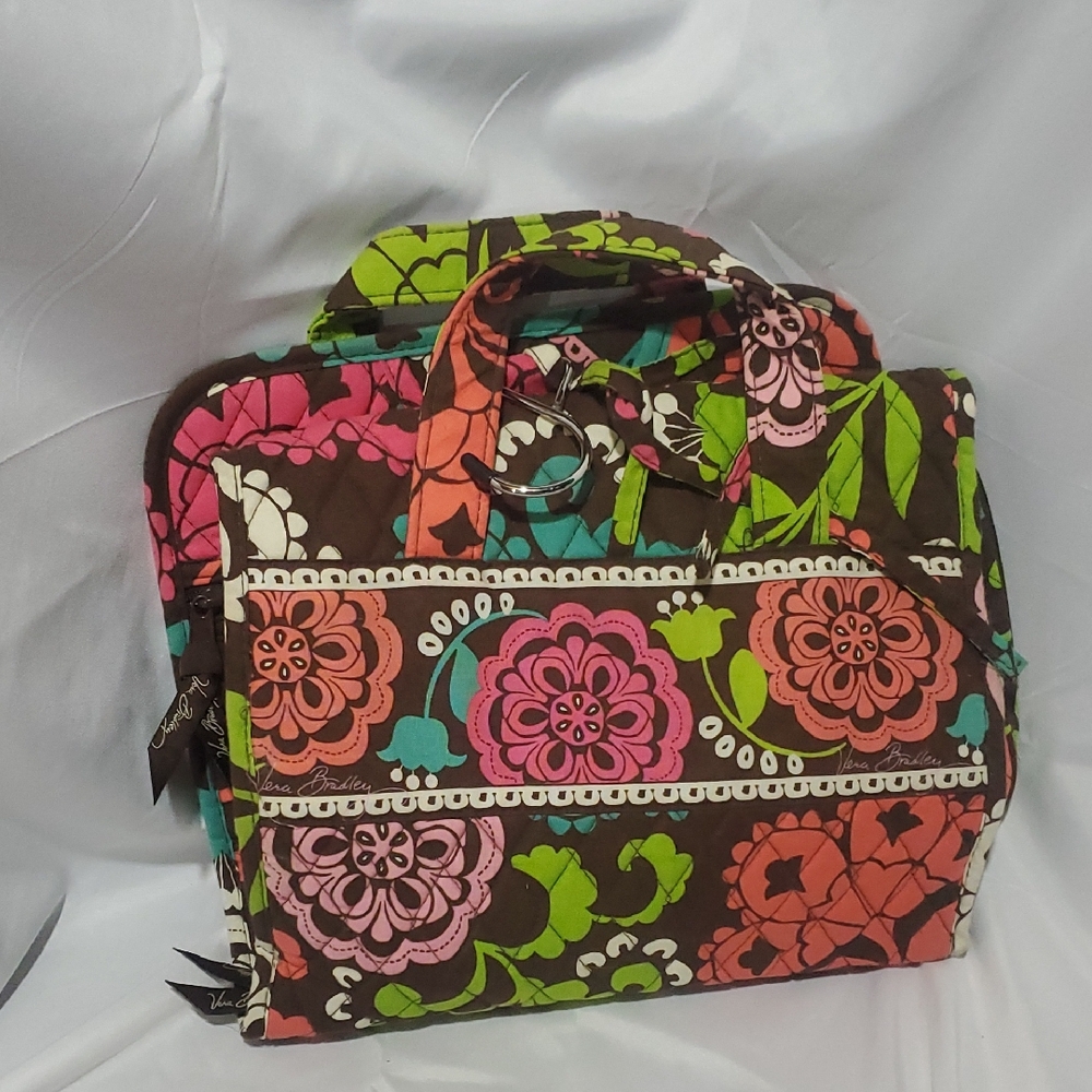Vera Bradley Lola hanging makeup toiletry bag